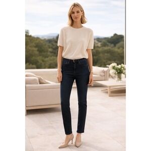 Seven7  Tummyless High-Rise Skinny Jeans in London Wash — Size 6